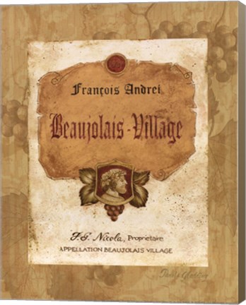 Framed Beaujolais Village Print