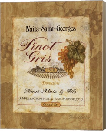 Framed Pinot Gris Print