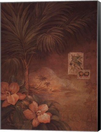 Framed West Indies Sunset I Print