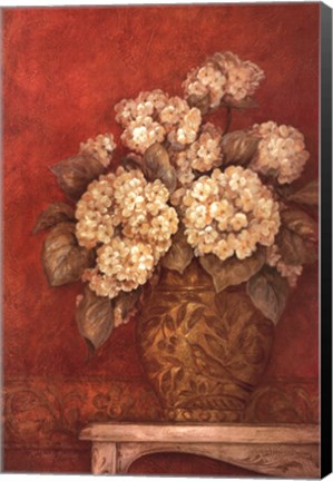 Framed Villa Flora Hydrangea Print