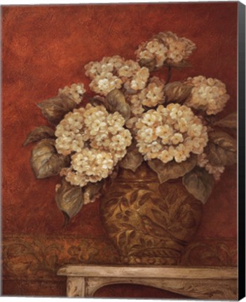 Framed Villa Flora Hydrangea Print