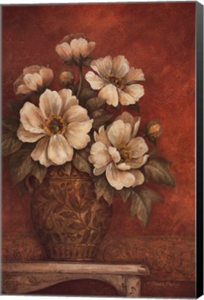 Framed Villa Flora Peony Print