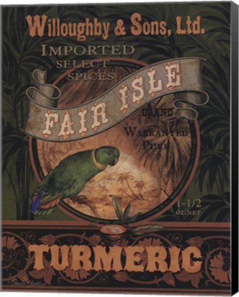 Framed Turmeric Print