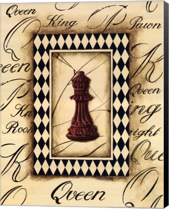 Framed Chess Queen Print