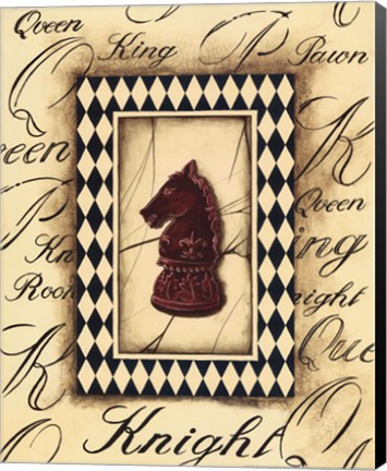 Framed Chess Knight Print