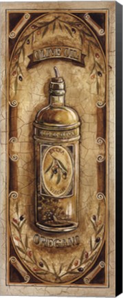 Framed Olive Oil - Oregano Print