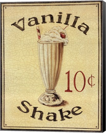 Framed Malt Shop III Print