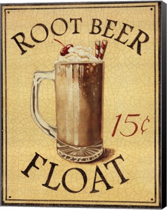 Framed Malt Shop IV Print