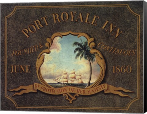 Framed Port Royale Inn Print