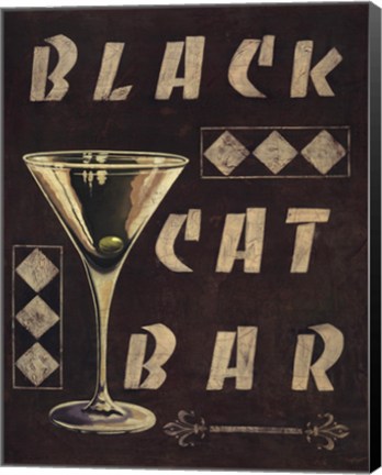 Framed Cocktail Hour III Print