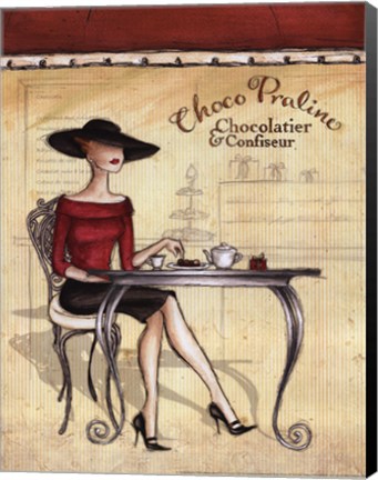 Framed Femme Elegante I Print