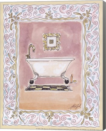 Framed Toilette I Print