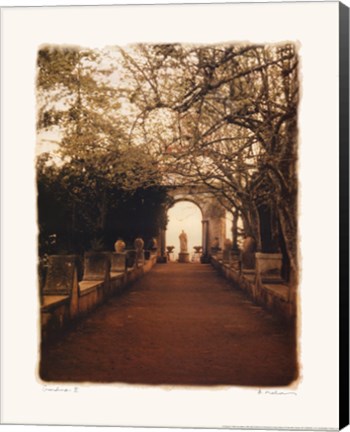 Framed Giardino II Print