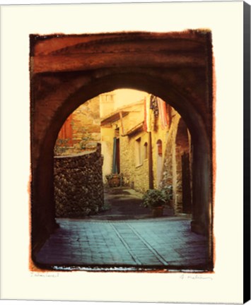 Framed Italian Lane I Print