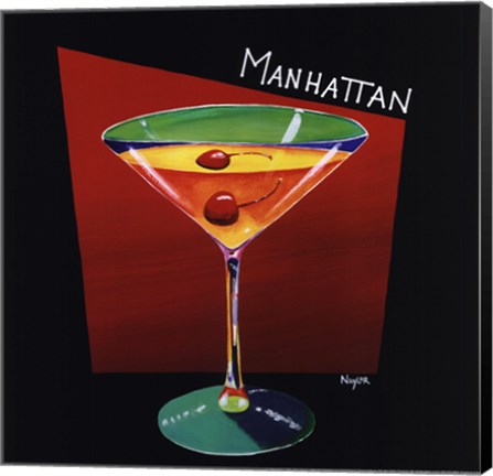 Framed Manhattan Print