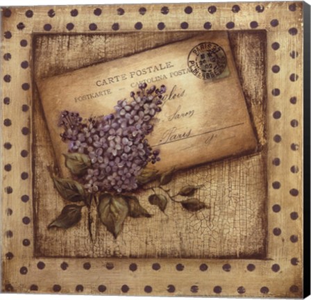 Framed Paris Lilac Print