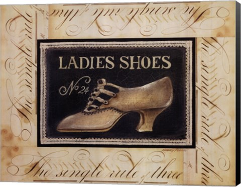 Framed Ladies Shoes No.24 Print