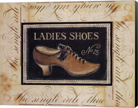 Framed Ladies Shoes No.25 Print