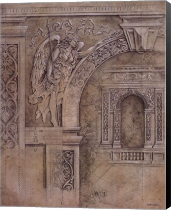 Framed Arch &amp; Spandrel #1 Print