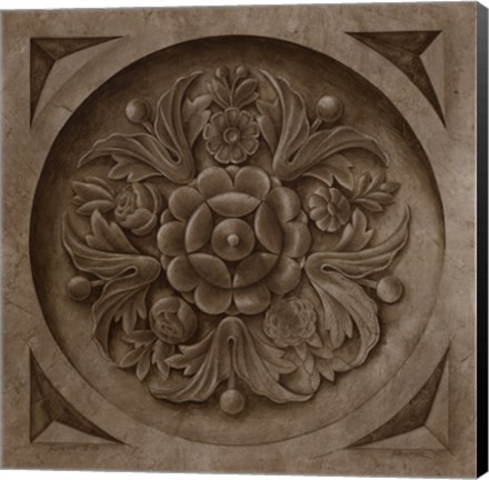 Framed Rosette I Print