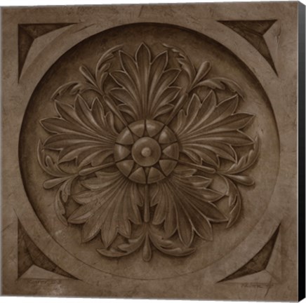 Framed Rosette II Print