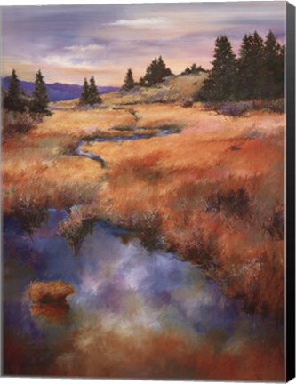 Framed Fall Creek Meadow Print