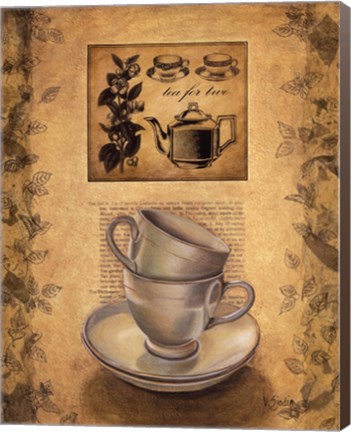 Framed Tea for Two Print