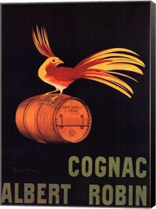 Framed Cognac Albert Robin Print