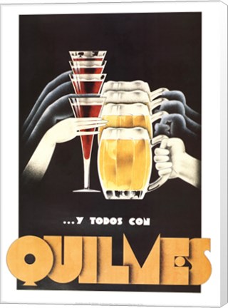 Framed Quilmes Print