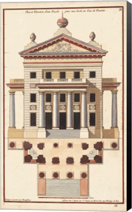 Framed Palladio Facade II Print