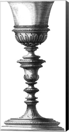 Framed Black &amp; White Goblet I (SC) Print