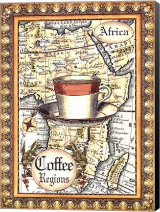 Framed Exotic Coffee (D) II Print