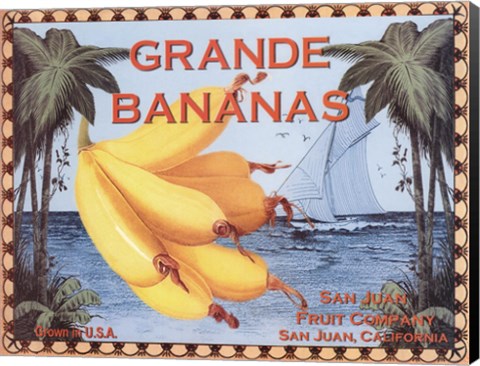 Framed Grande Bananas Print