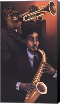 Framed Jazz City 1 Print