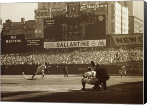 Framed Don Larsen - Perfect Game Print