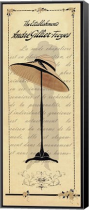 Framed Milliner III Print