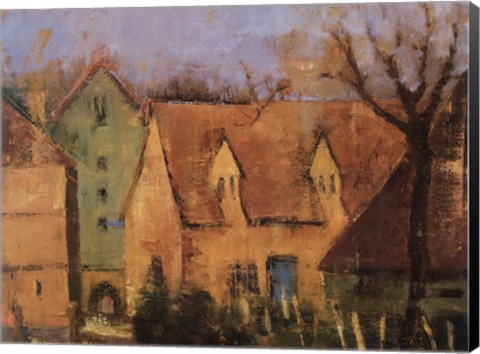 Framed French Farmhouse II Print