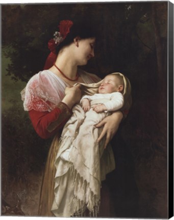 Framed Mother and Child Print