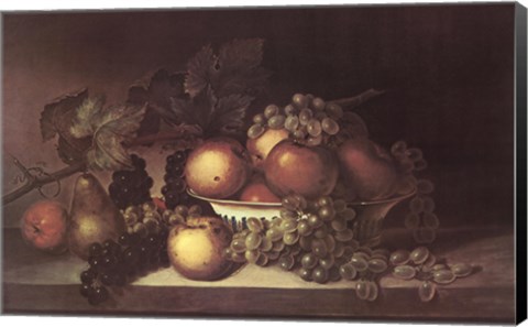 Framed Fruit, 1820 Print