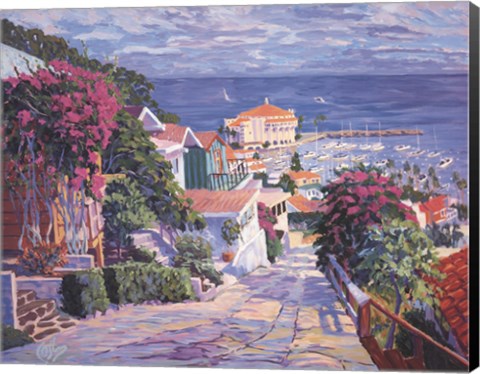 Framed Road to the Harbor Print