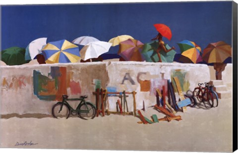 Framed Sunrise, Regatta Beach, 1980 Print