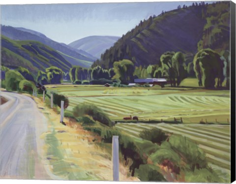 Framed Harvest-Brush Creek Canyon Print