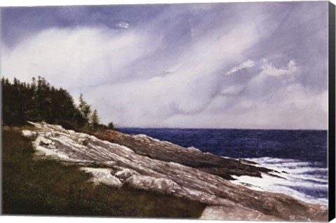 Framed Pemaquid Point Print