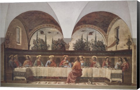 Framed Last Supper Print