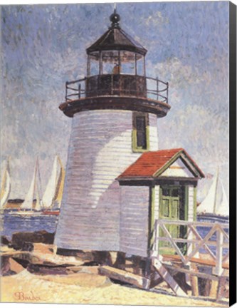 Framed Nantucket Lighthouse Print