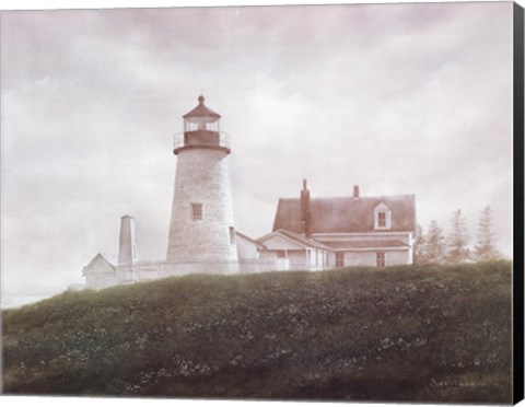 Framed Fog at Pemaquid Print