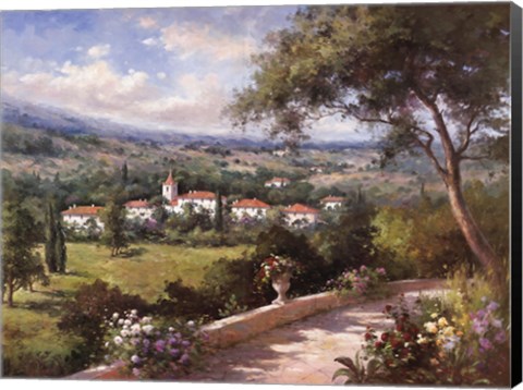 Framed Villa Flora Three Print