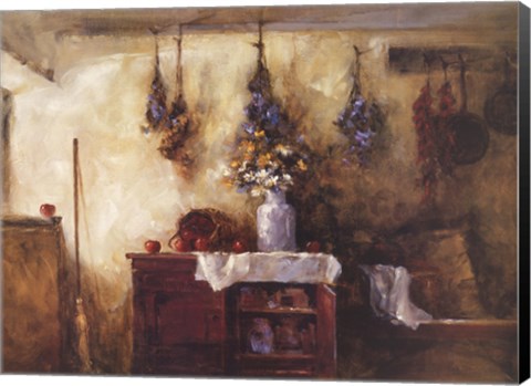 Framed Summer Kitchen Print