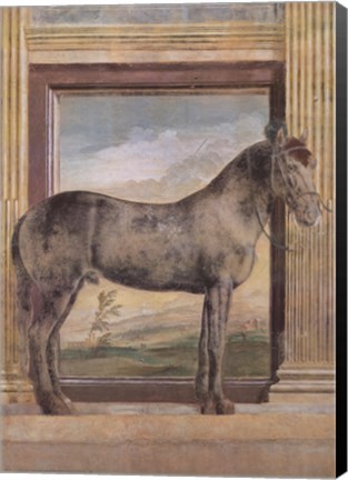 Framed Mantua Fresco II Print