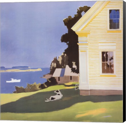 Framed Island Farmhouse, 1969 Print